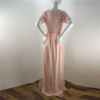 Woman Elegance V-Neck Sequin Mesh Maternity Clothing Dresses