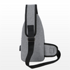 Men USB Charging Bag High Quality Travel Chest Pack