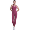 Women'S Sexy Back Fitness Exercise Hip Lifting Yoga Jumpsuit