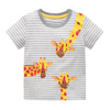 Boys Fashion T-Shirt Round Neck Cotton Fashion Cartoon Cool Print Short Sleeve Top