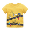 Boys Fashion T-Shirt Round Neck Cotton Fashion Cartoon Cool Print Short Sleeve Top