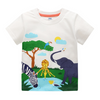 Boys Fashion T-Shirt Round Neck Cotton Fashion Cartoon Cool Print Short Sleeve Top