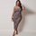 Women Sexy Plus Size Leopard Printing Slip Dress