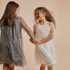 Children Kids Baby Fashion Girls Summer Sequin Mesh Princess Dress