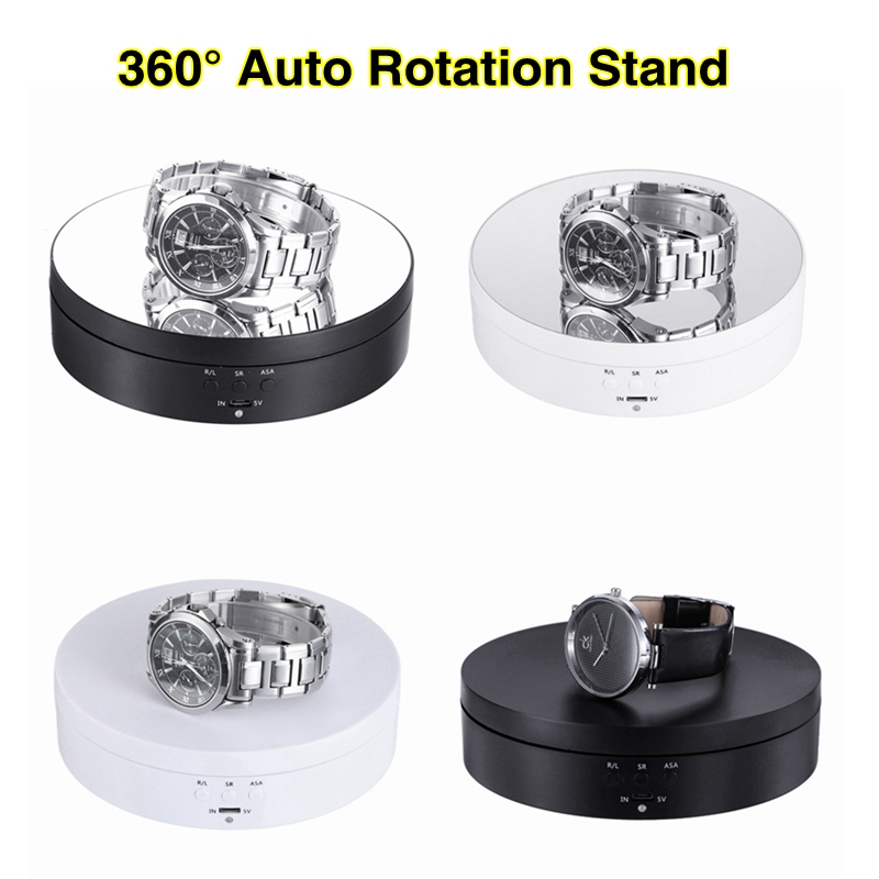 Photography 360 Degree Round Auto Rotating Remote Automatically Turntable