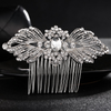 Superior Crystal Flower Model Bride Wedding Hair Combs