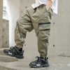 Boys Fashion Big Pocket Design Jogger Pants