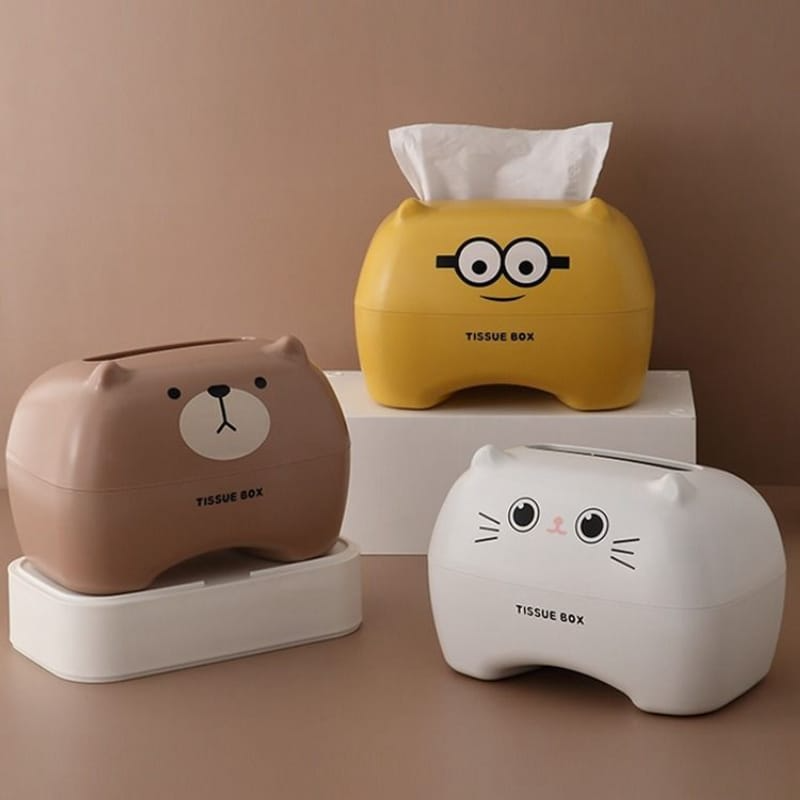 Cute Cartoon Tissue Storage Box