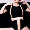 Women Color Blocking Plus Size High-Waisted Two-Piece Swimwear