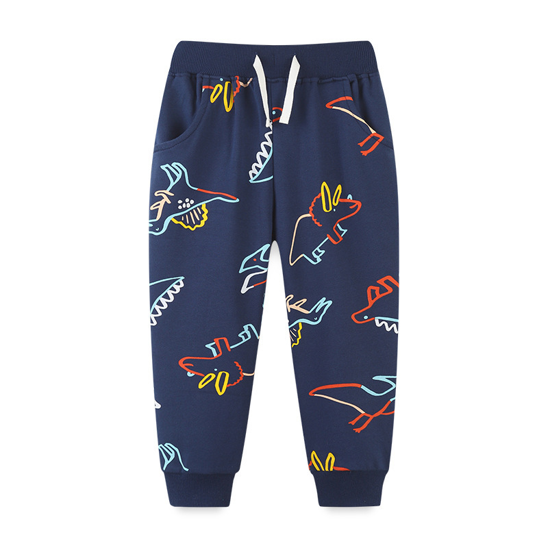 Children Kids Toddlers Boys Girls Cartoon Print Pants