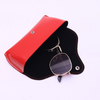 Men And Women Solid Color PU Sunglasses Holder