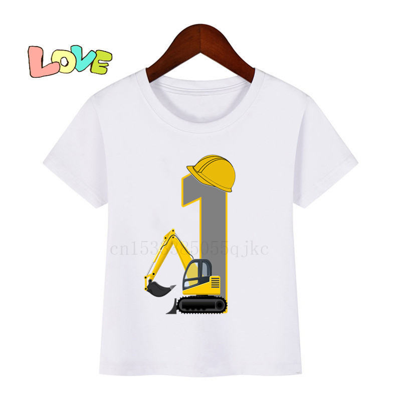 Kids Boys Casual Cartoon Navvy Letter Pattern Round Neck Short Sleeve Loose T-Shirts