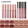 ( Buy 1 Get 2 ) Women'S Non-Stick Cup Makeup Lip Gloss Lip Liner Combination 12Pcs/Set