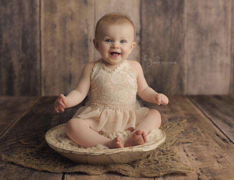 Toddlers Newborn Baby Girls Sleeveless Lace Solid Color Suspenders Bodysuit