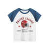 Children Kids Baby Fashion Boys Basic Short Sleeve Cartoon Letter Print T-Shirt