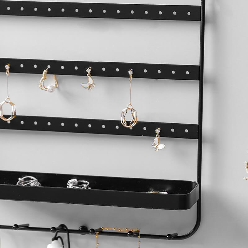 Unique Solid Color Wall Mounted Jewelry Display Rack