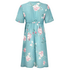 Chiffon Flower Printing Short Stretch Maternity Dress