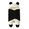 Toddlers Newborn Baby Panda Cartoon Wool Plush Swaddle