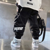 Boys Fashion Letter Pattern Elastic Design Casual Pants