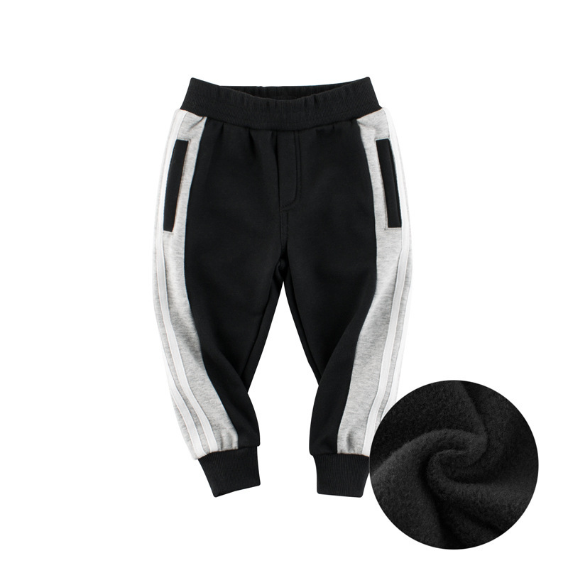 Boys Simple Casual Stripe Sweatpants