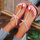 Plus Size Women Trendy Boho Flat Pearl Bowknot Sandals