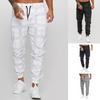 Men'S Casual Plaid 3d Digital Printing Fitness Trousers