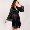 Women Sexy Solid Color Flare Sleeve Nightdress