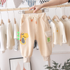 Boys Cute Cartoon Elastic Thickening Plush Sweatpants