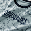 Kids Boys Casual Dinosaur All Over Print Round Neck Short Sleeve Loose T-Shirt