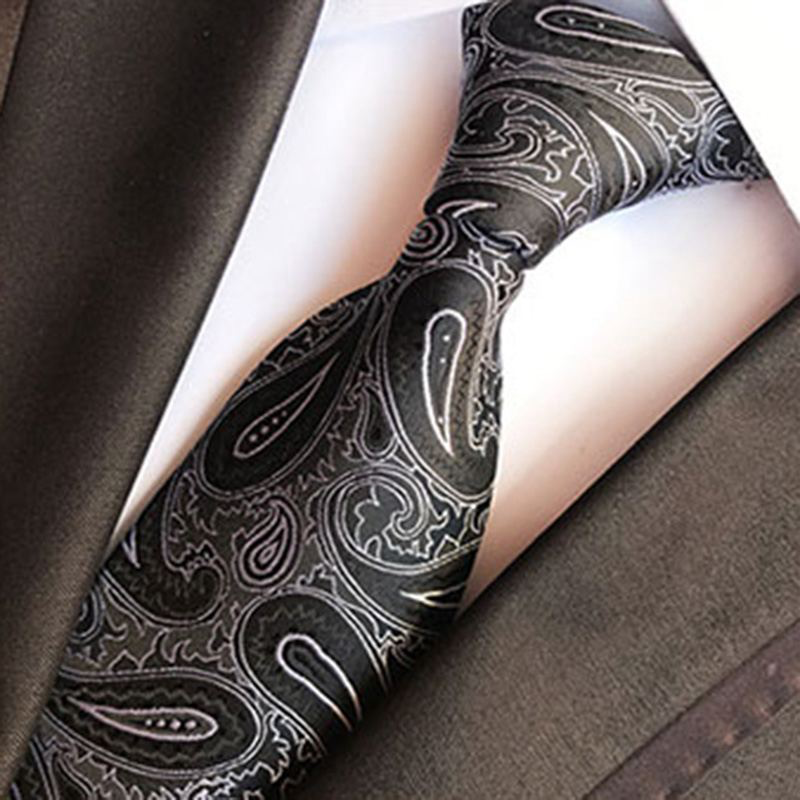 New Arrival Men Fashion Gift Box Set 8cm Polyester Jacquard Weave Tie Pocket Square