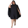 Plus Size Loose Casual Pleated Dress