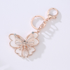 Elegant Women Enameled Alloy Butterfly Design Key Chain