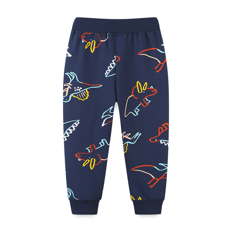 Children Kids Toddlers Boys Girls Cartoon Print Pants