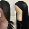 Women Fashion Center Parting Human Hair With Headband