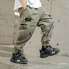 Boys Fashion Big Pocket Design Jogger Pants