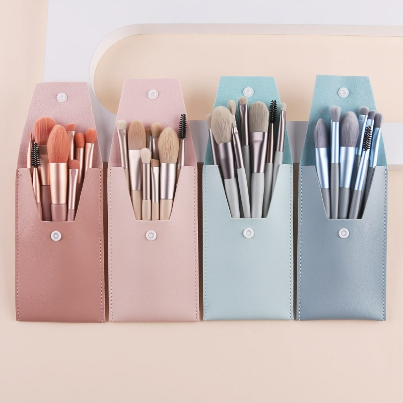 8 Pcs/Set Women Mini Portable Makeup Brushes Set