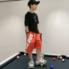 Boys Fashion Letter Printed Casual Shorts