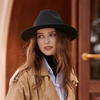 Women Fashion Chain Decoration Jazz Hat