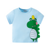 Kids Boys Cute Cartoon Animal Pattern Round Neck Short Sleeve T-Shirt