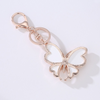 Elegant Women Enameled Alloy Butterfly Design Key Chain