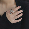 Women Personality Irregular Ball Design adjustable Ring (2 sets)