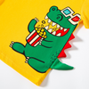 Kids Boys Cute Cartoon Dinosaur Round Neck Short-Sleeved T-Shirt