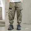 Boys Fashion Big Pocket Design Jogger Pants