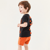 Children Kids Baby Fashion Boys Casual Basic Short Sleeve Dinosaur T-Shirt And Shorts 2pcs Set