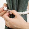 Creative Pearl Decor Curtain Tieback ( 2 sets )