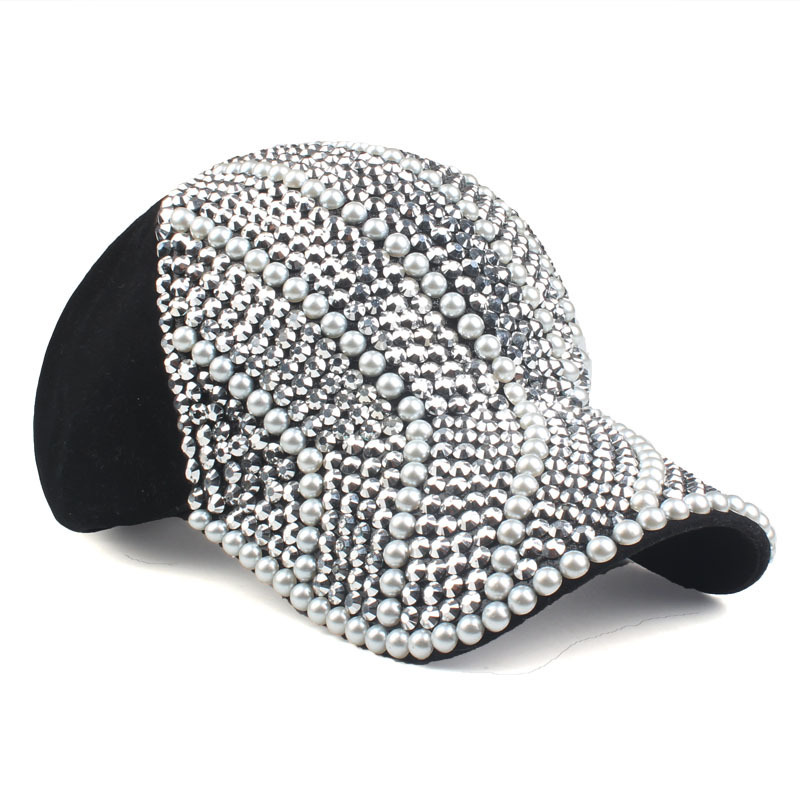 Women'S Fashion Full Diamond Sunshade Sunscreen Cap