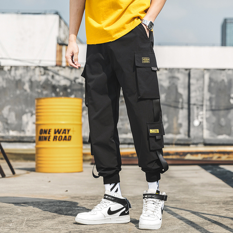 Men Casual Multi-Pocket Pants