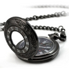 Vintage Charm Unisex Fashion Arabic Number Quartz Steampunk Pocket Watch (2 sets)