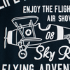 Boys Basic Cartoon Airplane Letter Round Neck Long Sleeve T-Shirt SKU: 35BDDB3 Min.Order: 1