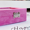 Portable Multifunctional Solid Color Jewelry Storage Box